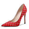 2019 High Heel Stiletto Women's Pumps Red Crystal x19-c153C Ladies women custom Design Dress Shoes  Heels For Lady